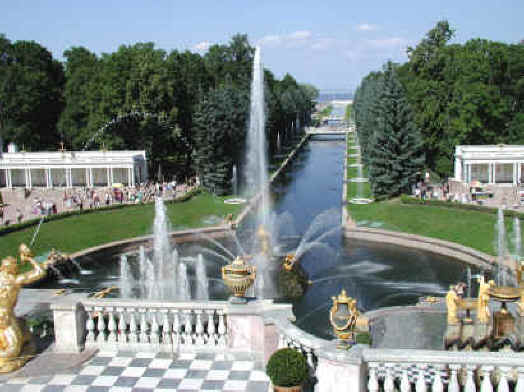 Ru Peter Summer Palace Garden 彼得夏宮通往芬蘭灣的水道